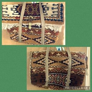 Hippie Boho Carpet Bag! Rare, handmade find!!😍